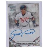 2023 Yasser Mercedes Bowman Sterling Prospect Auto #42/125