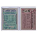 Mario Lemieux - 1987 Topps #15, 1990 Topps #175