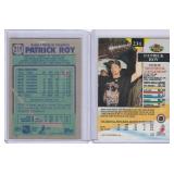 Patrick Roy - 1990 Topps #219, 1993 Topps Stadium Club #231