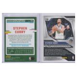 Stephen Curry - 2023-24 Donruss Optic #198, 2024-25 Panini Prizm #134