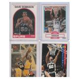 David Robinson - 1989 Hoops RC #310, 1990 Fleer #172, 1993 Fleer Ultra Rejectors #5 of 5, 1993 UD #AN13