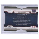 2015 Eli Manning Topps Chrome Die-Cut #49/50