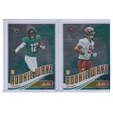 2025 Panini Absolute Rookie Wave - Travis Hunter #RW-THR, Emeka Egbuka - #RW-EEA