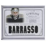 2013-14 Tom Barrasso National Treasures Game Worn Materials #11/99
