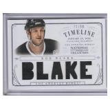 2013-14 Rob Blake National Treasures Game Worn Materials #72/99