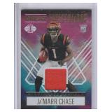 2021 JaMarr Chase 2021 Panini Illusions Great Expectations Patch RC #GE-JC