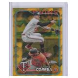 2024 Carlos Correa Topps Chrome Sapphire Edition #400, #20/50