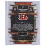 2021 JaMarr Chase Panini Select Silver Die-Cut RC #47