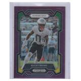 2024 Panini Prizm Draft Picks Purple Prizm Bucky Irving RC #172, #09/75