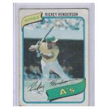 1980 Topps Rickey Henderson RC, #482