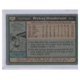 1980 Topps Rickey Henderson RC, #482