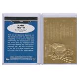 Babe Ruth - 22Kt Gold "The Babe" #012750, 2011 Topps Lineage #100