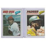 1977 Topps Dave Winfield #390, Jim Rice #60