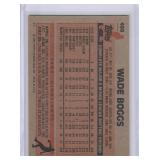 1983 Topps Wade Boggs RC #498