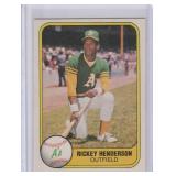 1981 Fleer Rickey Henderson #574