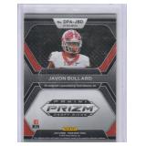 2024 Panini Prizm Draft Picks Auto Blue ICE Javon Bullard RC #DPA-JBD, #52/75