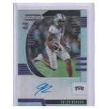 2020 Jalen Reagor Panini Prizm Draft Picks Silver Auto #117