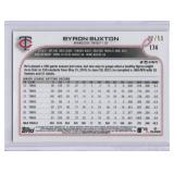 2022 Byron Buxton Topps Chrome Gold #184, #27/50