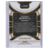 2023 Jackson Merrill Panini Select RC Patch #PJS-JM