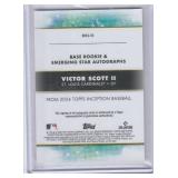 2024 Topps Inception Victor Scott II RC Auto #BRES-VS, #31/299