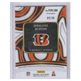 2024 Panini Select Prime Selection Rookie Patch Auto Jermaine Burton #PSPS-JBN, #89/99