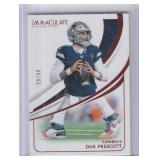 2024 Panini Immaculate Dak Prescott Red Foil Cleats #62, #04/65