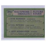 1982 Topps Cal Ripken Jr. RC #21