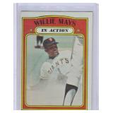 1972 Topps Willie Mays In Action #50