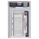 2025 Topps Chrome Gold Geometric Juan Yepez #3/50, #16 PSA 8