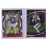 2024 JJ McCarthy Panini Select Concourse Shock RC #24, Absolute #100