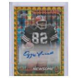 2024 Ozzie Newsome Topps Chrome Gold Geometric #BA-ONE #2/50