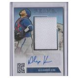 2022 Alejandro Kirk Panini Capstone Peak Material Signatures #PMS-AK