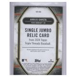 2024 Topps Triple Threads Jumbo Relic Adolis Garcia #SJR-AGA #02/36