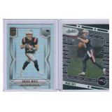 Drake Maye - 2024 Absolute Green RC #103, 2025 Donruss Elite #65