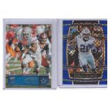 Ezekiel Elliot - 2021 Panini Select Concourse Blue Prizm #11 #110/199, 2016 Panini Prestige RC #217