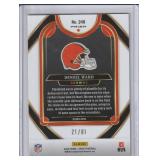 2024 Panini Select Dragon Scale Prizm Club Level Denzel Ward #248 #21/81