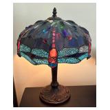 UL - Gorgeous Tiffany-Style Stained Glass Lamp