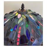 UL - Gorgeous Tiffany-Style Stained Glass Lamp