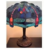UL - Gorgeous Tiffany-Style Stained Glass Lamp