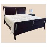 Aspen Home Kensington King Sleigh Bed in Java