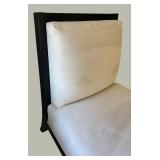 MB - McCreary Modern Armless Lounge Chair with Ottoman