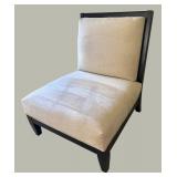 MB - McCreary Modern Armless Lounge Chair with Ottoman