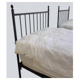 UL - Two Room and Board Twin Black Metal Bed Frames
