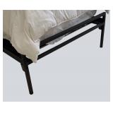 UL - Two Room and Board Twin Black Metal Bed Frames