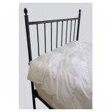 UL - Two Room and Board Twin Black Metal Bed Frames