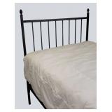UL - Two Room and Board Twin Black Metal Bed Frames