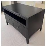 UL - Accent Table with Open Display Shelf and Drawers with Expresso Finish