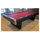 LL - Brunswick Contender Pool Table with Cues