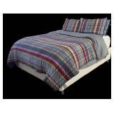 UL -Full-Size Lift Top Hydraulic Storage Bed Platform with Bedding