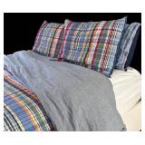 UL -Full-Size Lift Top Hydraulic Storage Bed Platform with Bedding